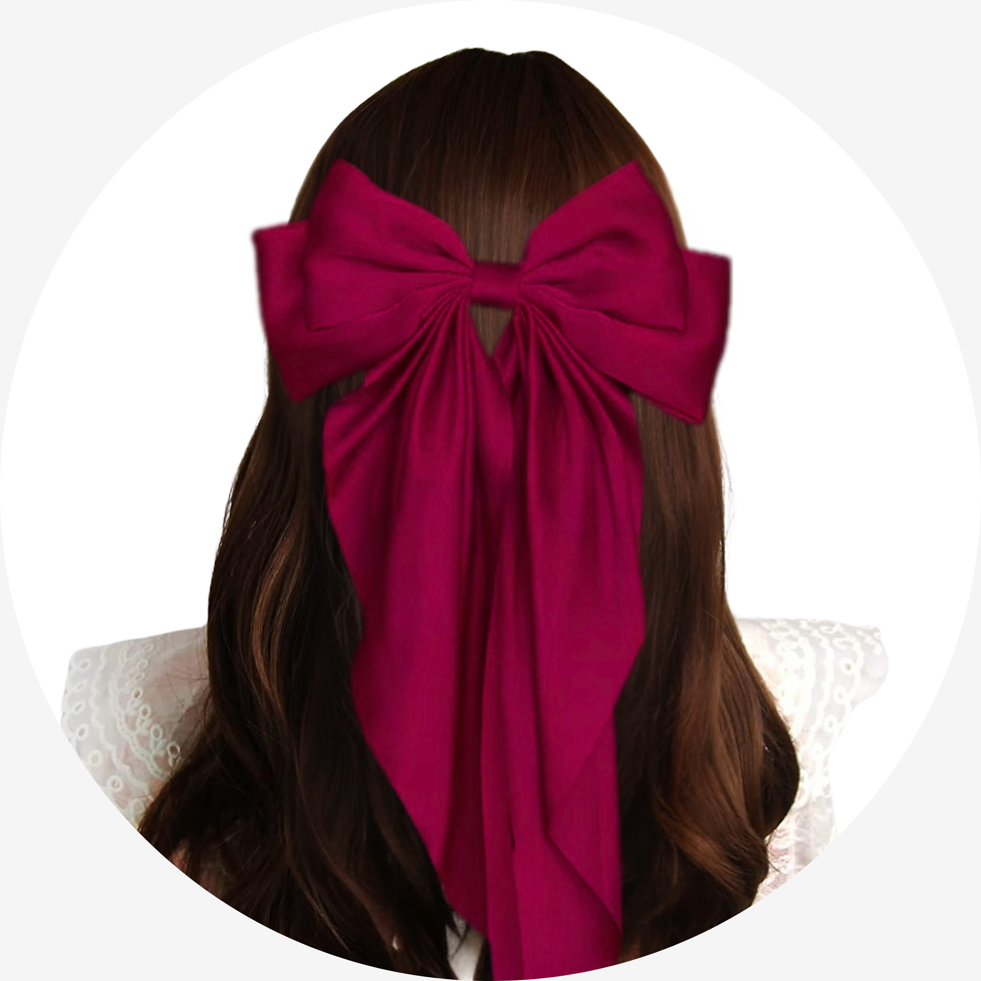 Hair Bow - Red
